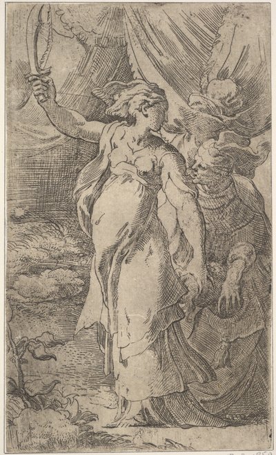 ジュディス、16世紀初頭。 作： Parmigianino