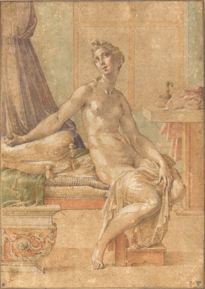 ルクレティア 作： Parmigianino
