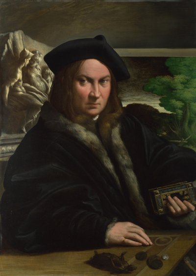 コレクターの肖像、c。 1523。 作： Parmigianino