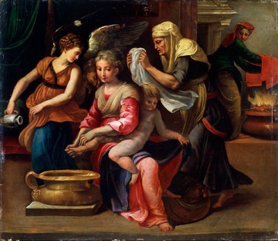 チャイルズバス、16世紀。 作： Parmigianino