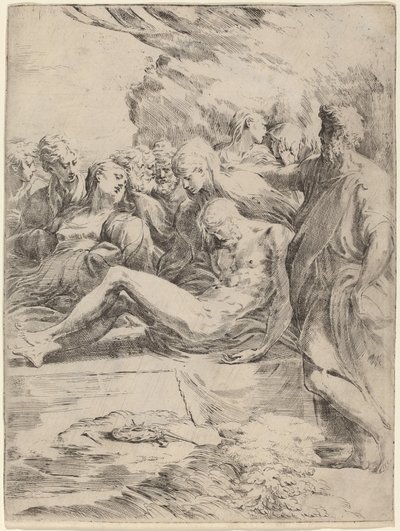 埋葬 作： Parmigianino