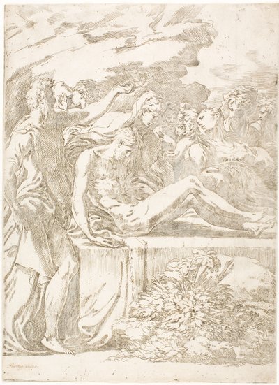 埋葬 作： Parmigianino