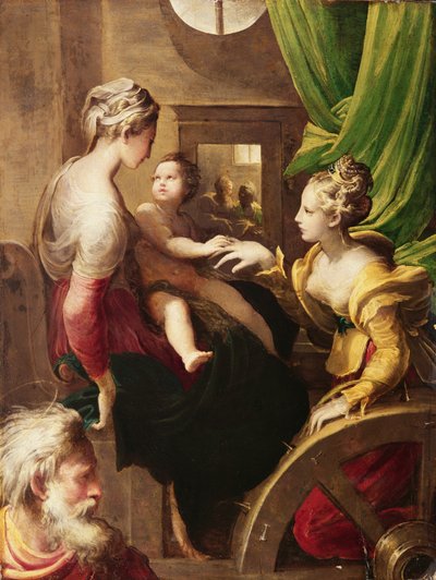 聖カタリナの神秘的な結婚 作： Parmigianino