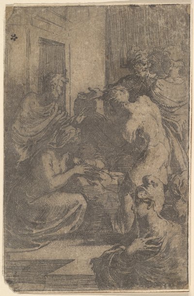 降誕、約。 1527-30。 作： Parmigianino