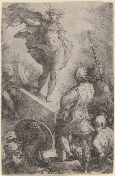 キリストの復活 作： Parmigianino