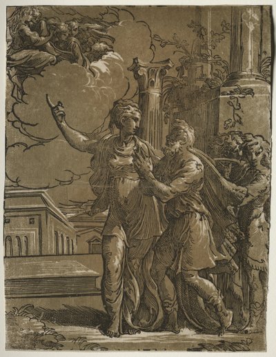 ティブルティンシビルとアウグストゥス帝、c。 1527-153031。 作： Parmigianino