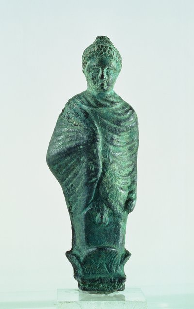 イラン、ネハヴァンド（別名ラオディキア）の都市の廃墟となった寺院から出土したシャミの女性像（ブロンズ 作： Parthian School