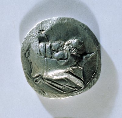 ペルシスの王、バーバーツの四面体。王の頭を表しています（表側）（180369も参照） 作： Parthian School