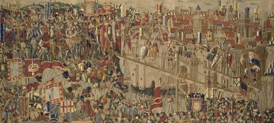 パストラーナ・タペストリー、トゥルネーの製造、おそらくパッシエ・グルニエの工房のもの、1471年頃～1475年（タペストリー） 作： Pasquier (workshop of) Grenier