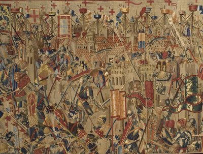 パストラーナ・タペストリー、トゥルネーの製造、おそらくパッシエ・グルニエの工房のもの、1471年頃～1475年（タペストリー） 作： Pasquier (workshop of) Grenier