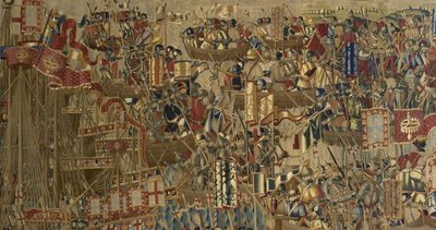 パストラーナ・タペストリー、トゥルネーの製造、おそらくパッシエ・グルニエの工房のもの、1471年頃～1475年（タペストリー） 作： Pasquier (workshop of) Grenier