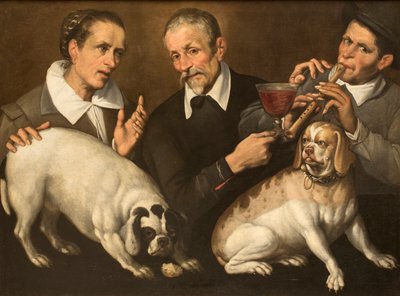 ズフォーロ奏者、1585～1590年。 作： Passerotti
