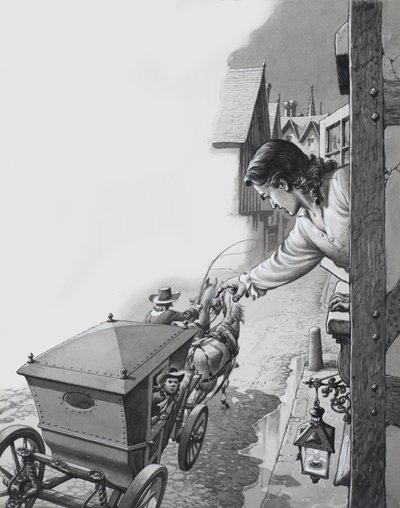 メッセンジャー・イン・ザ・ナイト 作： Pat (1907-95) Nicolle