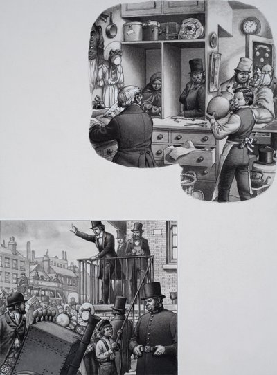 ウィリアム・ブース（1829-1912）（紙にグワッシュ） 作： Pat (1907-95) Nicolle