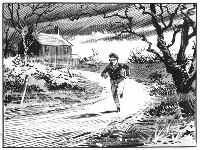 チャールズ・ディケンズ著『大いなる期待』の挿絵（ペンとインク） 作： パット (1907-95) ニコル