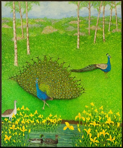 Winning Ways, 2012（アクリル、紙） 作： Pat Scott
