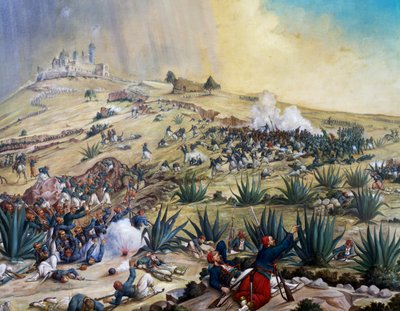 プエブラの戦い、5月5日 作： Patricio Ramos Ortega