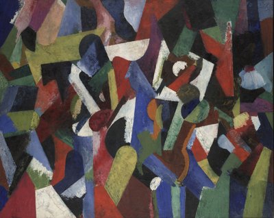 コンポジションV、1916 作： Patrick Henry Bruce