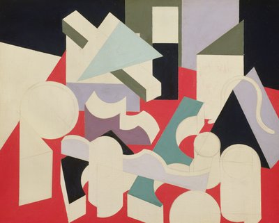 フォルム、1921-22（キャンバスに油彩と鉛筆） 作： Patrick Henry Bruce