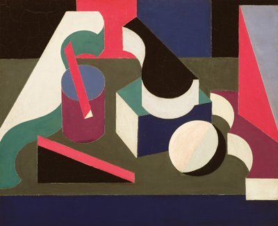 フォーム、1918-19（キャンバス上の油とグラファイト） 作： Patrick Henry Bruce