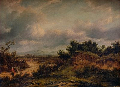 荒れた道、1826 作： Patrick Nasmyth