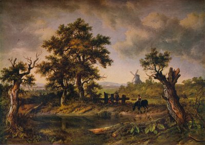 サリーの眺め、c1797-1831、1919 作： Patrick Nasmyth