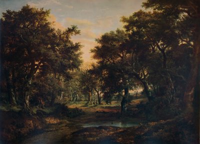 エッジ・オブ・ザ・ウッド、c1824 作： Patrick Nasmyth