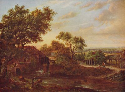 ウォーターミル、カーシャルトン、1830年、c1915 作： Patrick Nasmyth