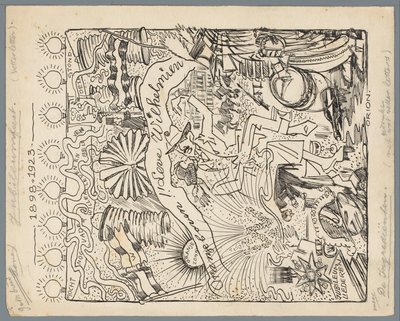 ヴィルヘルミナ政権 25 周年 1898 年から 1923 年までのジュビリーの祭典 (オブジェクトのタイトル) 作： Patricq Kroon (signed by artist)