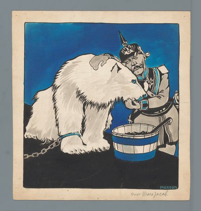 ドイツとロシア 作： Patricq Kroon (signed by artist)