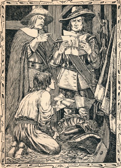 チャールズの最初の対応を見つける、1902 作： Patten Wilson