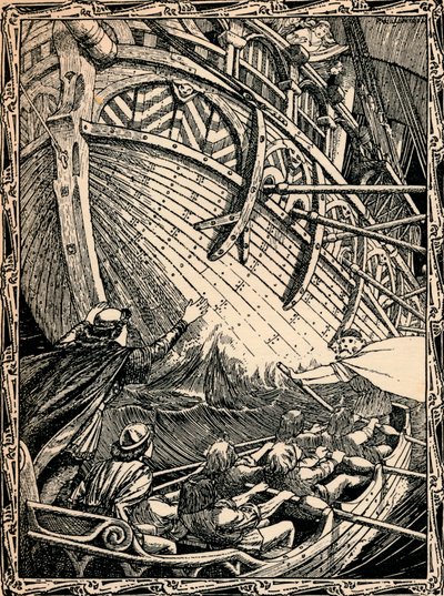 白い船、1902 作： Patten Wilson