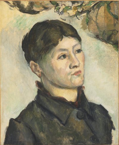 セザンヌ夫人の肖像 作： Paul Cézanne