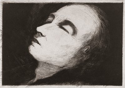 死の床に就くフィンセント・ファン・ゴッホ 作： Paul  Gachet