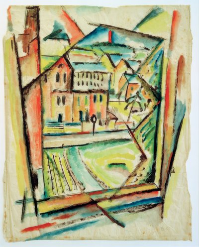 窓の外を見る 作： Paul Adolf Seehaus