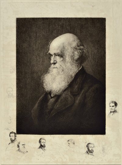 チャールズ・ロバート・ダーウィン 作： Paul Adolphe Rajon