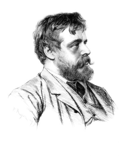 ローレンスアルマタデマ、イギリスの芸術家、c1880-1882。 作： Paul Adolphe Rajon