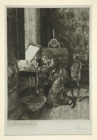 絵描き 作： Paul Adolphe Rajon