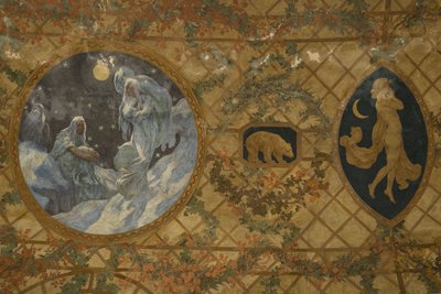革命暦の月：ニヴォース、1909年から1910年の間（フレスコ画） 作： Paul Albert Baudouin