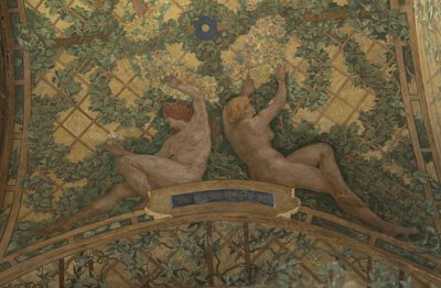 季節 ：1909年から1910年の春（建築装飾） 作： Paul Albert Baudouin