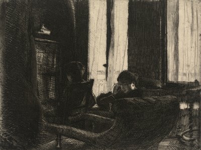 親密さ 親密さ、1889年。 作： Paul Albert Besnard