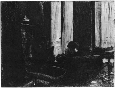 読書灯、c1870-1930 1924 作： Paul Albert Besnard