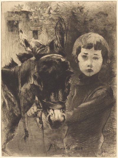 ロバート・ベスナードとロバ ロバート・ベスナードとロバ、1888年。 作： Paul Albert Besnard