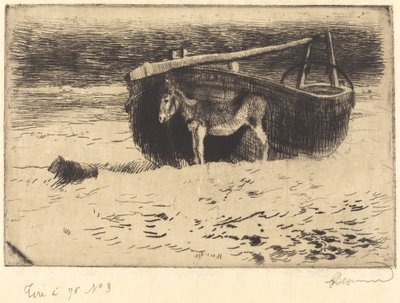 ベルクの小さなロバ ベルクの小さなロバ、1897 年。 作： Paul Albert Besnard