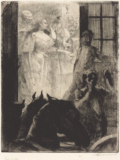 社会的勝利 The Worldly Triumph, c. 1886年。 作： Paul Albert Besnard