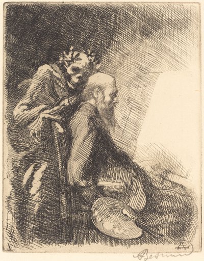 要求が厳しすぎるExigeante、1900年。 作： Paul Albert Besnard