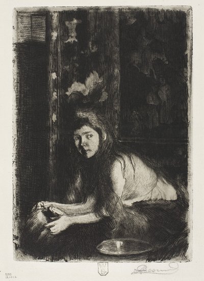 花瓶の女1894 作： Paul Albert Besnard