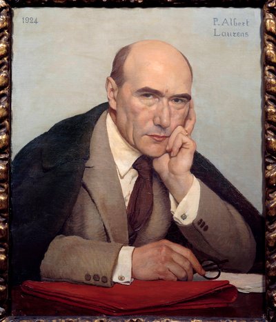 フランスの作家アンドレ・ジッド（1869-1951）の肖像 作： Paul Albert Laurens
