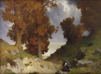 クロートーの姿の風景 作： Paul Alfred de Curzon