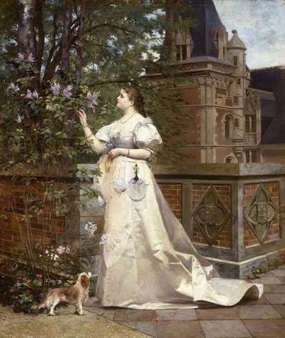 ライラック狩り、1874 作： Paul Alphonse Viry